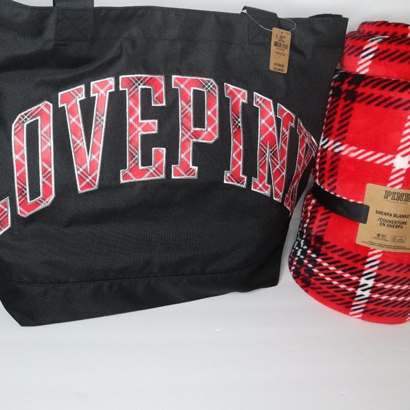 Victoria's Secret Handbags - Victoria Secrets Tote Bag and Blanket for Sale